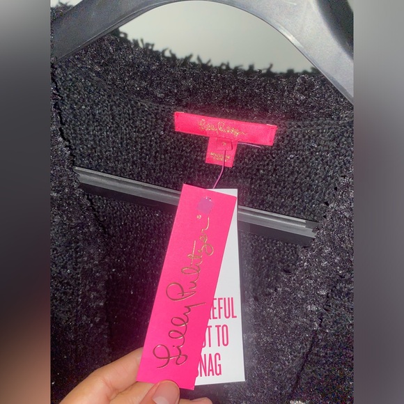 Lilly Pulitzer Amal Tweed Longline Cardigan - Picture 3 of 3